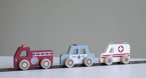 Little Dutch - Set veicoli emergenza